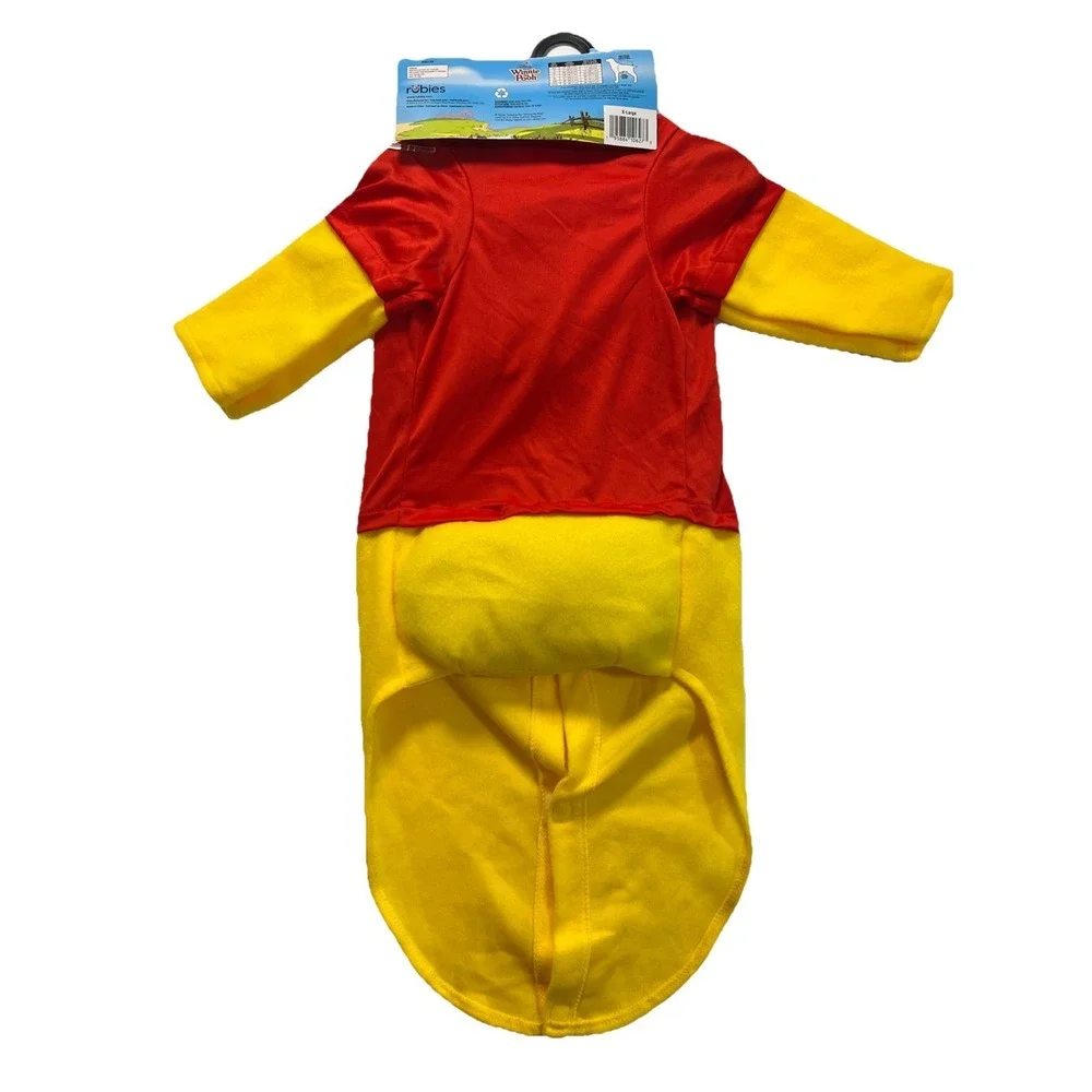 Rubies Disney Winnie the Pooh Dog Costume XL TV‎ & Movie Yellow Red Polyester